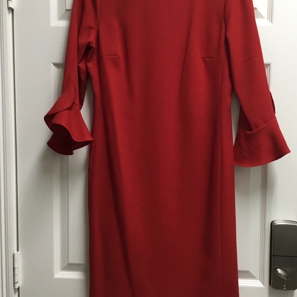 Karl Lagerfeld | Size 6 | Tulip Ruffle 3/4 sleeve | Above the knee - Picture 9 of 9